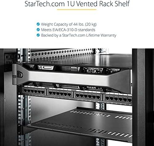 StarTech 19'' 1U lentyna Juoda (CABSHELF1U7V)