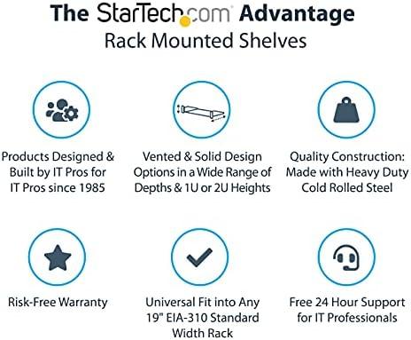 StarTech 19'' 1U lentyna Juoda (CABSHELF1U7V)