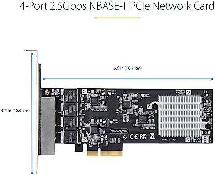 StarTech PR42GI-NETWORK-CARD/4-PORT 2.5G PCIE NETWORK CARD