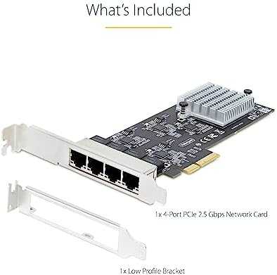 StarTech PR42GI-NETWORK-CARD/4-PORT 2.5G PCIE NETWORK CARD