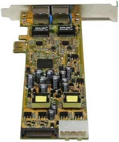 „StarTech.com“ dviejų prievadų PCI Express gigabito tinklo plokštė