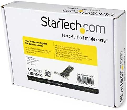 „StarTech.com“ dviejų prievadų PCI Express gigabito tinklo plokštė