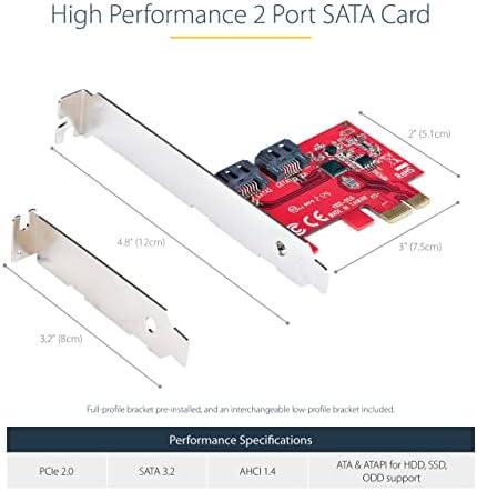 StarTech Port SATA III PCIE plokštė – 2 prievadų – .