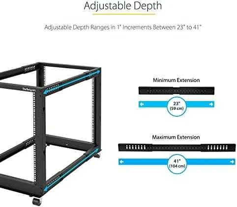 StarTech 15U OPEN FRAME RACK - 4 POST/.