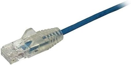 StarTech STARTECH.COM 2,5m Cat6-Kabelis - Schlankes Cat6-Patchkabel - Blau - Snagless-RJ45-Steckverbinder - LSZH - 28 AWG Kupferdraht