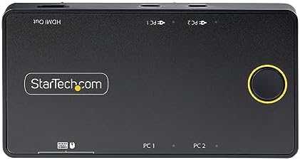 StarTech Switch StarTech C2-H46-UC2-PD-KVM KVM Switch Juodas