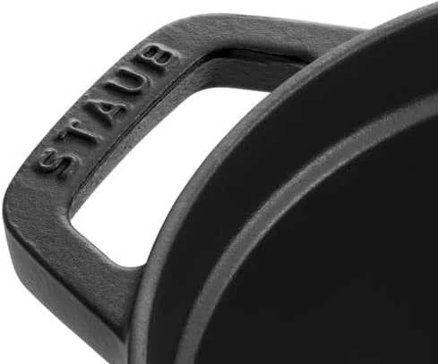 STAUB CAST IRON OVAL POT 4.2L Juodas