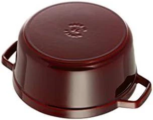 STAUB KETUS APVALUS PUODAS 40509-359-0 - 5,2 LTR GRENADINE