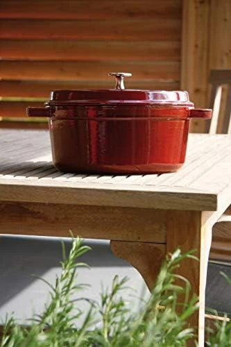 STAUB KETUS APVALUS PUODAS 40509-359-0 - 5,2 LTR GRENADINE