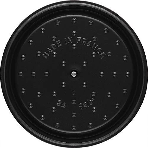 STAUB kepimo indas Round Cocotte, 24 cm, Juodas
