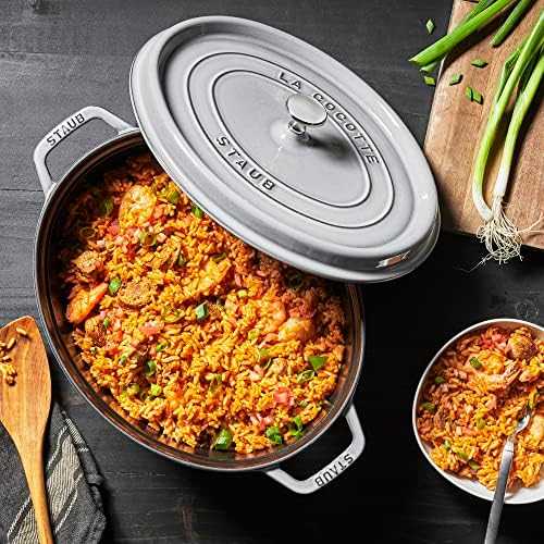 STAUB LA COCOTTE Ketaus puodas, ovalus, 8 ltr, grafitas