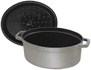 STAUB LA COCOTTE Ketaus puodas, ovalus, 8 ltr, grafitas