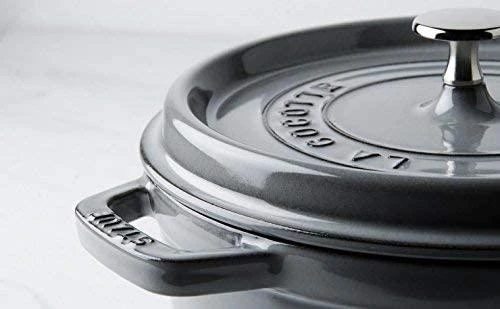 Staub Oval Cocotte, 29cm ketaus, grafito pilka