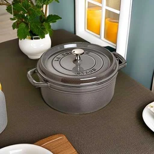 Zwilling Ketaus apvalus puodas STAUB 40509-484-0 - grafitas 1,7 l