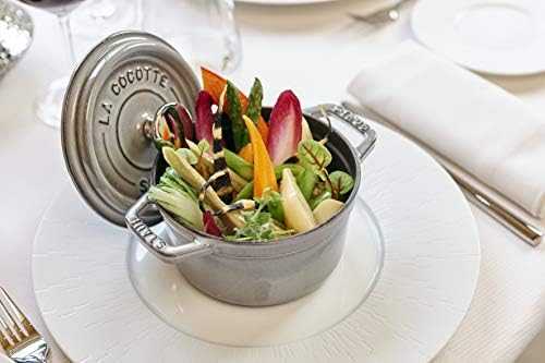 Staub La Cocotte Apvalus ketaus puodas 400 ml, pilkas