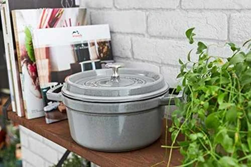 Zwilling STAUB Ketaus apvalus puodas 40500-246-0 3,8l grafitas