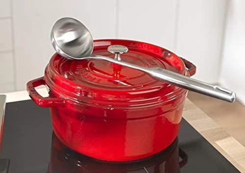 Staub La Cocotte 26cm, apvalus, ketaus, vyšnių raudonas
