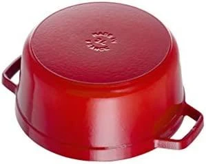 Zwilling Keptuvė - Staub Apvalus Keptuvė 24cm Ketaus Vyšnių Raudona