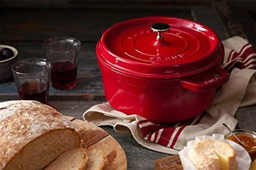 Zwilling Keptuvė - Staub Apvalus Keptuvė 24cm Ketaus Vyšnių Raudona