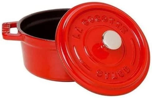 Apvalus ketus puodas Zwilling STAUB 6,7 L, 28 cm, raudonos spalvos