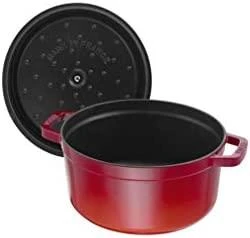 Zwilling Keptuvė - Staub Apvalus Keptuvė 24cm Ketaus Vyšnių Raudona