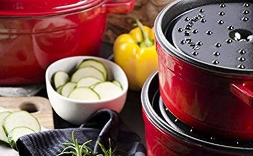 Zwilling Keptuvė - Staub Apvalus Keptuvė 24cm Ketaus Vyšnių Raudona