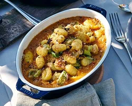 STAUB COOKING Stačiakampė keraminė lėkštė 400 ml, mėlyna