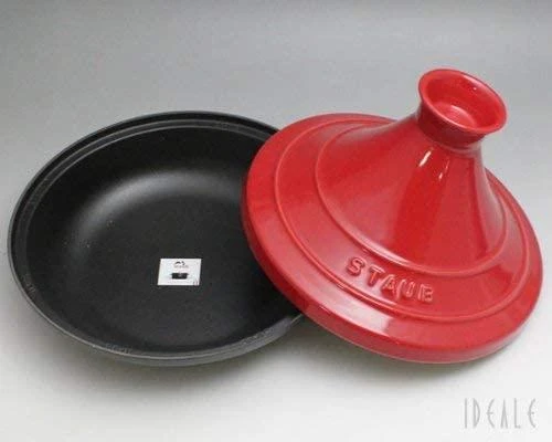 STAUB Staub Tajine 28cm apvalus, vyšnia ketus, Žymos