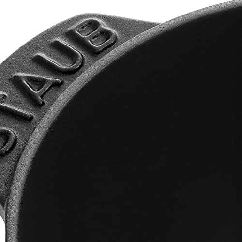 Staub kriauklinis vazonas 25 cm juodas