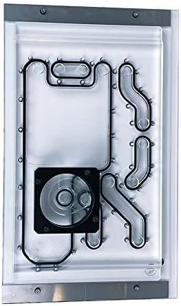 Stealkey Customs Lian Li O11D Mini Front MK2 D5 Distroplate - akrilinis - baltas