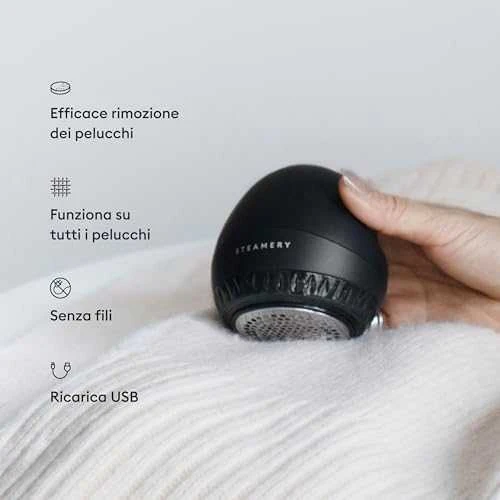 Steamery Pilo Lint Shaver - Matte Juodas