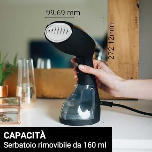 Garinis drabužių valytuvas SteamOne sTravel  (1400 W, juodos spalvos)