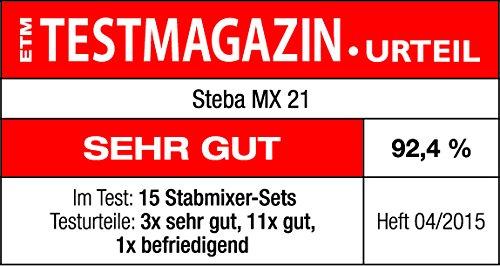 Plakiklis Maišytuvas hand Steba MX 21 (700W, juodas and sidabrinis color)