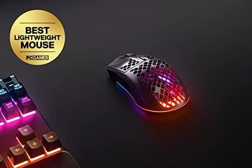 Belaidė Žaidimų pelė SteelSeries Aerox 3 Wireless, Juodos spalvos