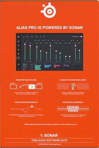 SteelSeries | Alias | Gaming Mikrofonas | Juodas