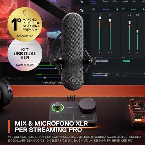 SteelSeries | Alias | Gaming Mikrofonas | Juodas