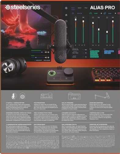 SteelSeries | Alias | Gaming Mikrofonas | Juodas