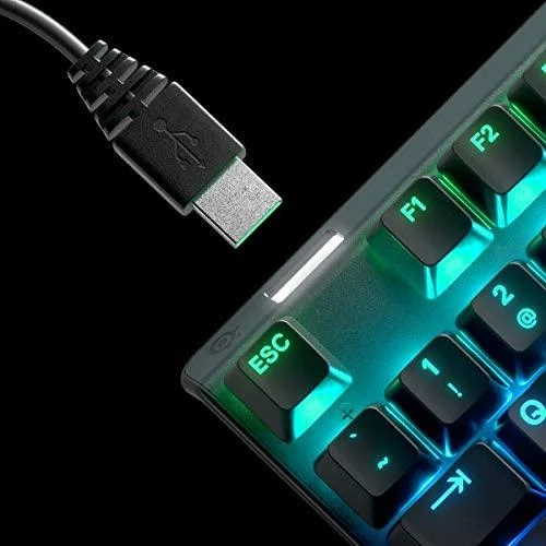 Klaviatūra SteelSeries Apex 7 TKL, Red Switch, US kalba, Juodos spalvos