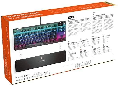 Klaviatūra SteelSeries Apex 7 TKL, Red Switch, US kalba, Juodos spalvos