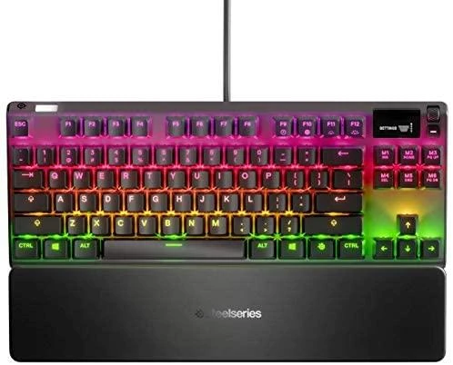 Klaviatūra SteelSeries Apex 7 TKL, Red Switch, US kalba, Juodos spalvos