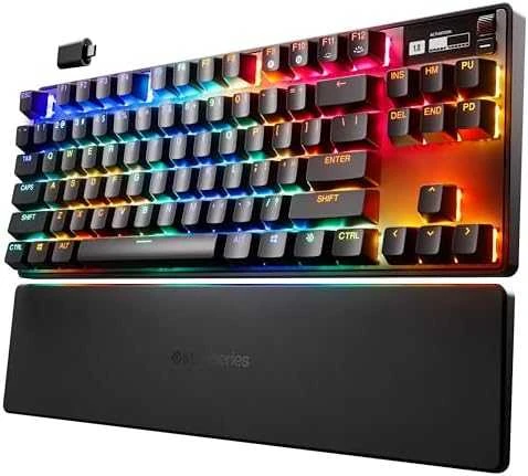Belaidė žaidimų klaviatūra SteelSeries Apex Pro TKL 2023, su RGB LED pašvietimu, US išdėstymas (64865)