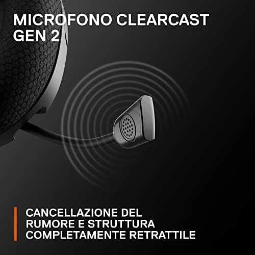 Ausinės žaidimams Arctis Nova 1 Over-Ear, Su mikrofonu, Juodos spalvos