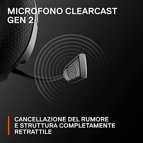 Ausinės žaidimams su mikrofonu SteelSeries Arctis Nova 1P Over-Ear, Juodos spalvos