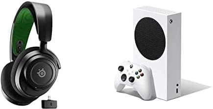 Belaidės ausinės su mikrofonu SteelSeries Arctis Nova 7X Over-Ear, Juodos/Žalios spalvos