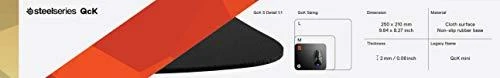 Medžiaginis pelės kilimėlis žaidimams SteelSeries QcK Small