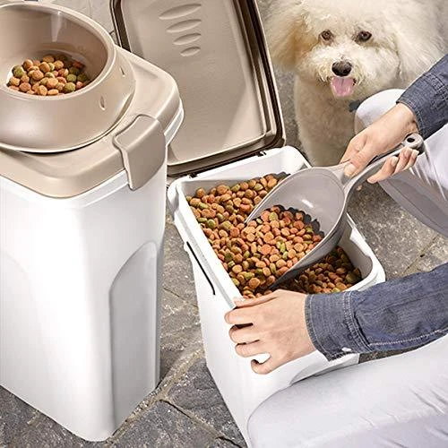 Stefanplast Zolux šuniui maisto indas 15 l 33x22x41 cm spalva balta/šviesiai ruda