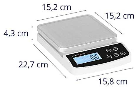 Virtuvinės svarstyklės Steinberg Systems Pašto svarstyklės siuntiniams ir laiškams SBS-LW-5000/100 iki 5kg / 0,1g