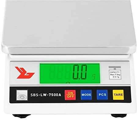 Virtuvinės svarstyklės Steinberg Systems SBS-LW-7500A LCD tiksli ir tiksli skalė nuo 0,1 g iki 7500 g