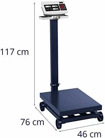 Steinberg Systems Sandėlio platforminės svarstyklės su ratukais SBS-PF-600/100 LCD iki 600kg