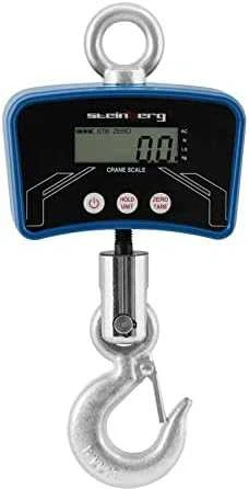 Steinberg Systems Kablio svarstyklės 1 tonai SBS-KW-1TC su maitinimo šaltiniu 1000kg / 0,2kg